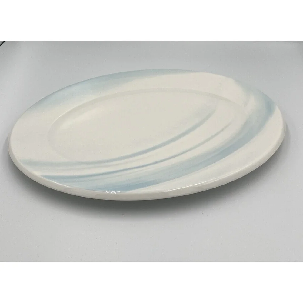 Villeroy & Boch City Life Sky Blue Oval Serving Platter 14